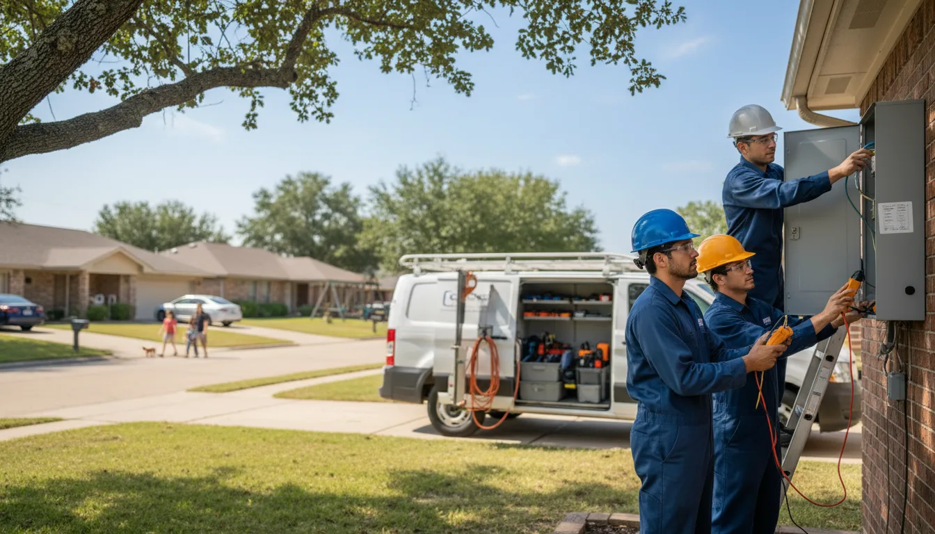 Certified electrician providing emergency electrical services in Viola, DE